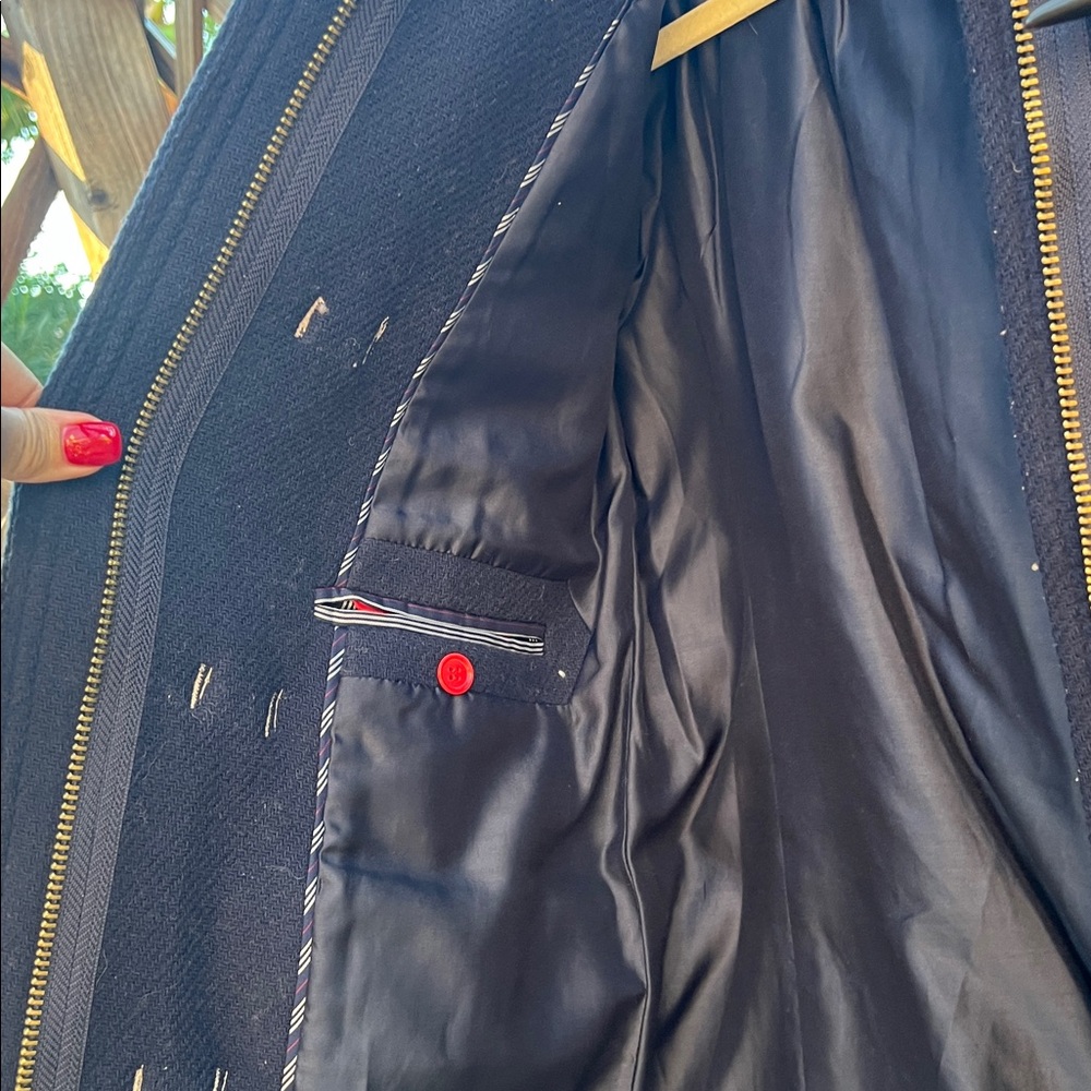 J. Crew Navy Utility Jacket With Toggle Closures … - image 3